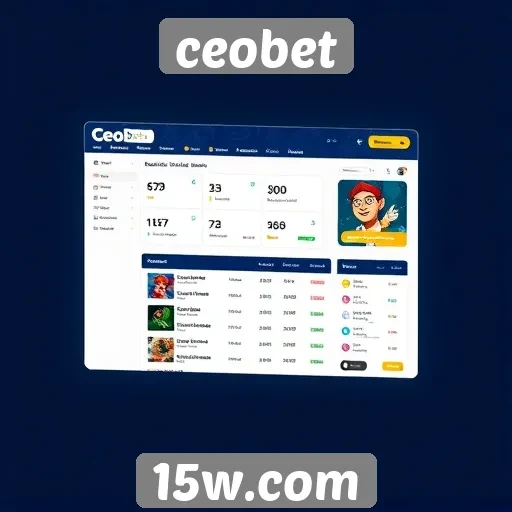 Análise da interface do usuário do site ceobet